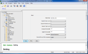 Die Customer Programming Software (CPS)