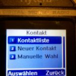 Kontakte kann man nicht nur über die CPS, sondern auch direkt am Gerät definieren.