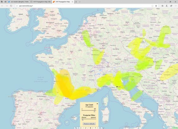 Relaunch der VHF Propagation Map › HAMSPIRIT.DE